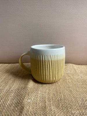 Image of carved mug oatmeal