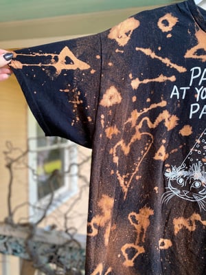 Image of 2XL Party At Your Own Pace Bleach Dye Shirt 1