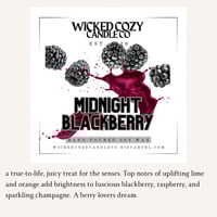 Image 3 of Midnight Blackberry Soy Wax Candle