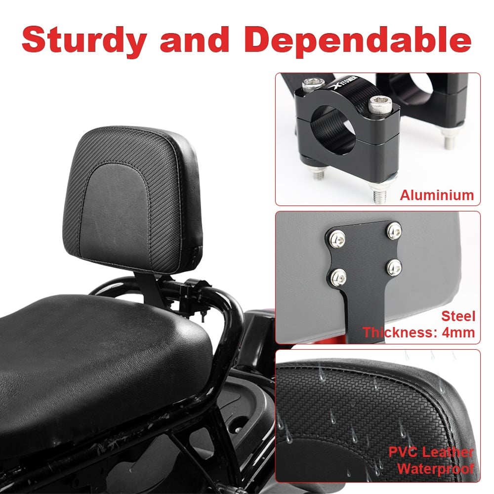 Ruckus Passenger Seat Rear Backrest Cushion Back Rest Pad Motorcycle