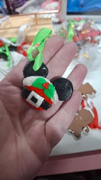 Mouse ears ornament santa