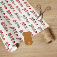 Image 5 of Gift wrap paper (Christmas kitten's)