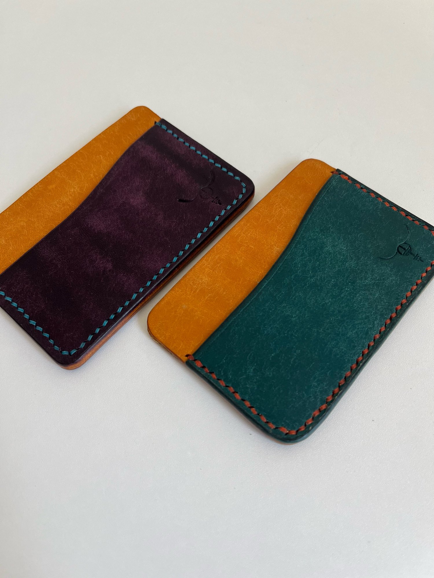 Image of Violet 2-tone Pueblo Horizontal Cardholder