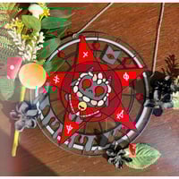 Image 3 of Cult of the Lamb Acrylic Suncatcher ‼️PREORDER‼️