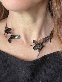 Image 3 of Snowdrop Torc Style Necklace ~ small