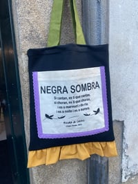 Image 1 of Bolsiña feita a man. NEGRA SOMBRA. Deseño exclusivo!