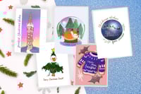 Image 5 of Winter Fox Plantable Christmas Cards