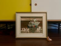 Image 1 of “Boat off Banfield Park”, Oil on Panel