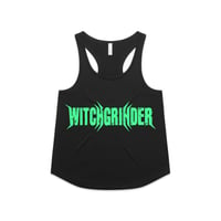 Image 1 of WITCHGRINDER - WOMENS TOXIC GREEN SINGLET