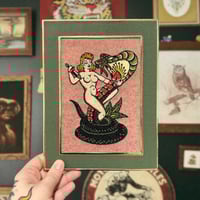 Image 1 of Sailor Jerry Snake Lady Embroidery