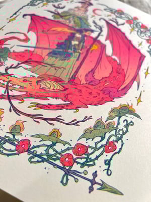 The Dragon Witch Riso Print