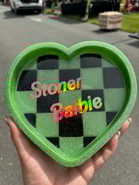 Image 2 of Checkered stoner Barbie *made to order*