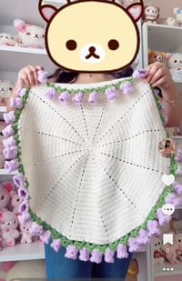 Image 1 of Crochet Bouquet Blanket 