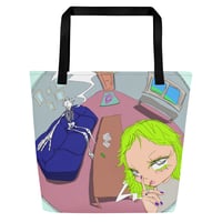 Image 1 of Fisheye Large Tote Bag