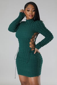 Image 1 of Green Bubble Dress