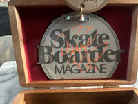Image 11 of THRASHER INDY WOOD COINS CIGAR BOX 