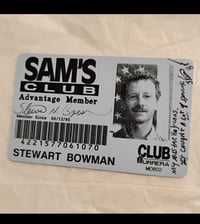 Image 2 of Stewart Bowman’s Sam’s Club Card