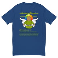 Image 5 of The Rainbow Angel Fitted  T-shirt