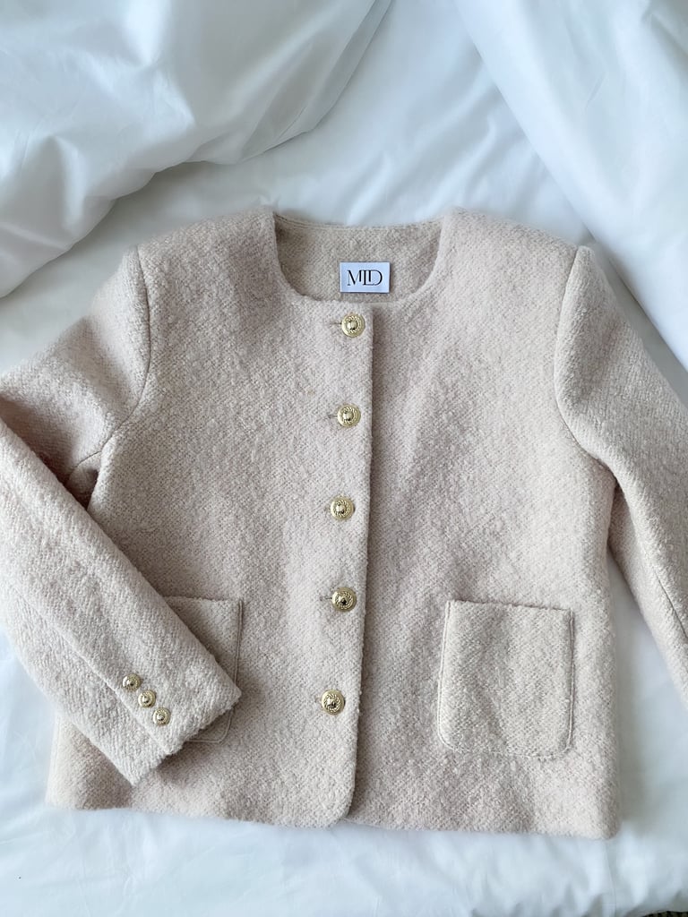 VESTE N°1 - BOUCLETTE ECRU Image 5