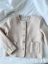 VESTE N°1 - BOUCLETTE ECRU  Image 5
