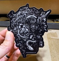 Flowers and Bones Sticker