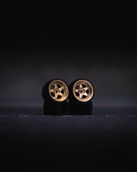 Image 1 of WORK MEISTER S1 - Custom 1/64 Wheels + Ultra-Thin Tires