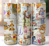 Winnie the Pooh 20oz tumbler 