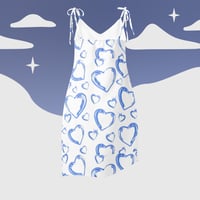 Image 1 of Tie-strap midi dress