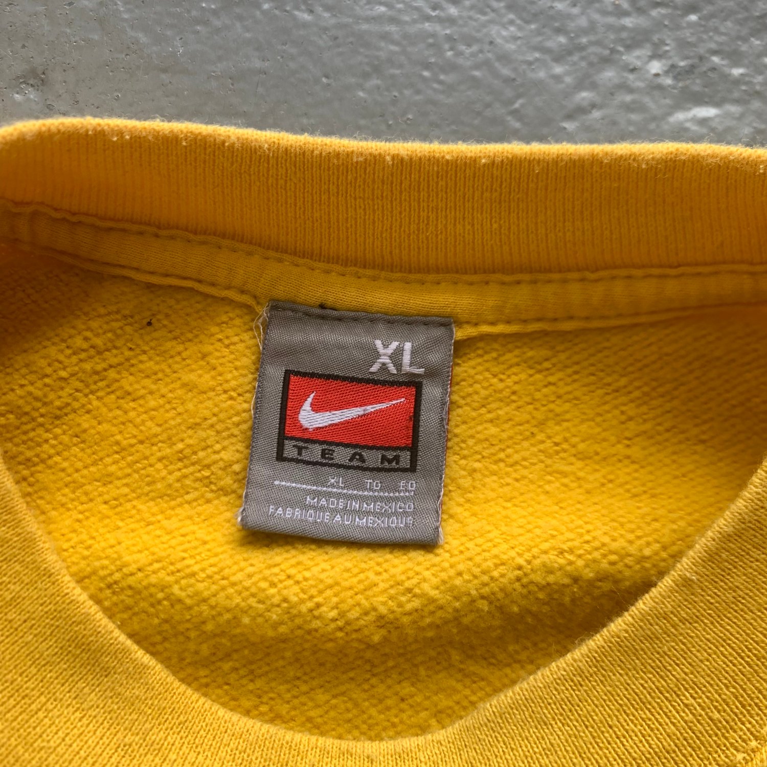 Image of Vintage 90s Nike rework sweatshirt size small Michigan centre swoosh 