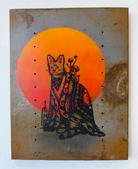 Image 1 of Homeschool Yer Heart on Salvaged Metal 