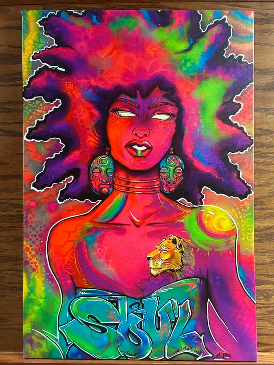 Image of Afro SouL canvas print 