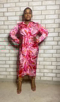 Image 4 of Paisley Print Ruched Dress