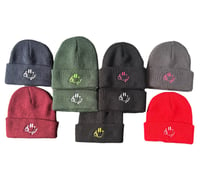 Image 1 of Smiles outline beanie 