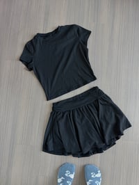 black skirt set (sz med)