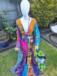 Image 2 of Wanderlust Stevie top rainbow tie dye upto 14