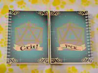 Image 1 of D&D double sided A6 notebook