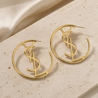 Gold Stylish Hoops