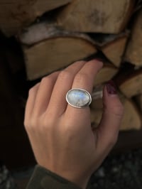 Image 1 of Sideways oval moonstone