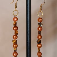 Image 5 of Brown Pearl Dentalium drops