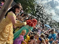 Image 7 of Princess Tea Party, colorful unicorns, princess appearance, snow fall, MORE! 