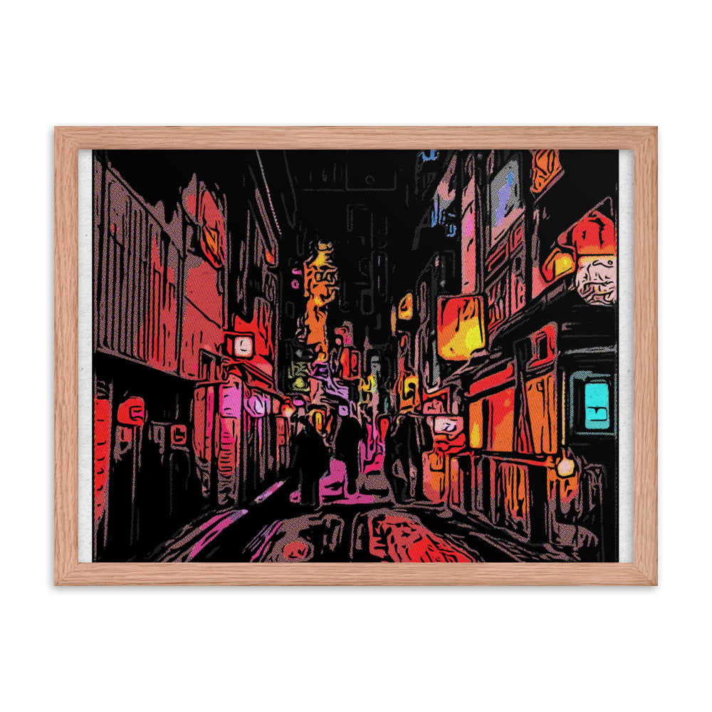 ZEN EXP - Chinatown I Framed photo paper poster