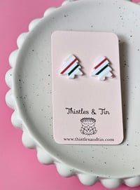 Candy Cane Christmas Tree Studs - 650