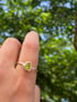 Gorgeous Green Peridot and Silver Ring Image 3
