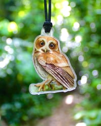 Image 1 of Mucarito Owl Necklace | Puerto Rican Owl