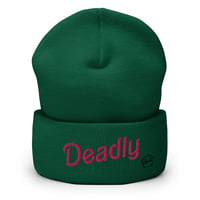 Image 9 of Cuffed Beanie "Deadly"