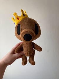 Image 1 of Woodman With Crown Art Plushie From Hilda Cartoon - Made To Order