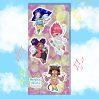 💖 Magical Girls Sticker Sheet 💖 