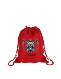 Image 2 of Re4per Skull Mentality Drawstring backpack  