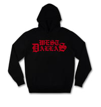 WEST DALLAS HOODIE (BLK/RED)