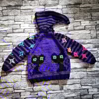 Image 2 of Custom knitted zip up jackets